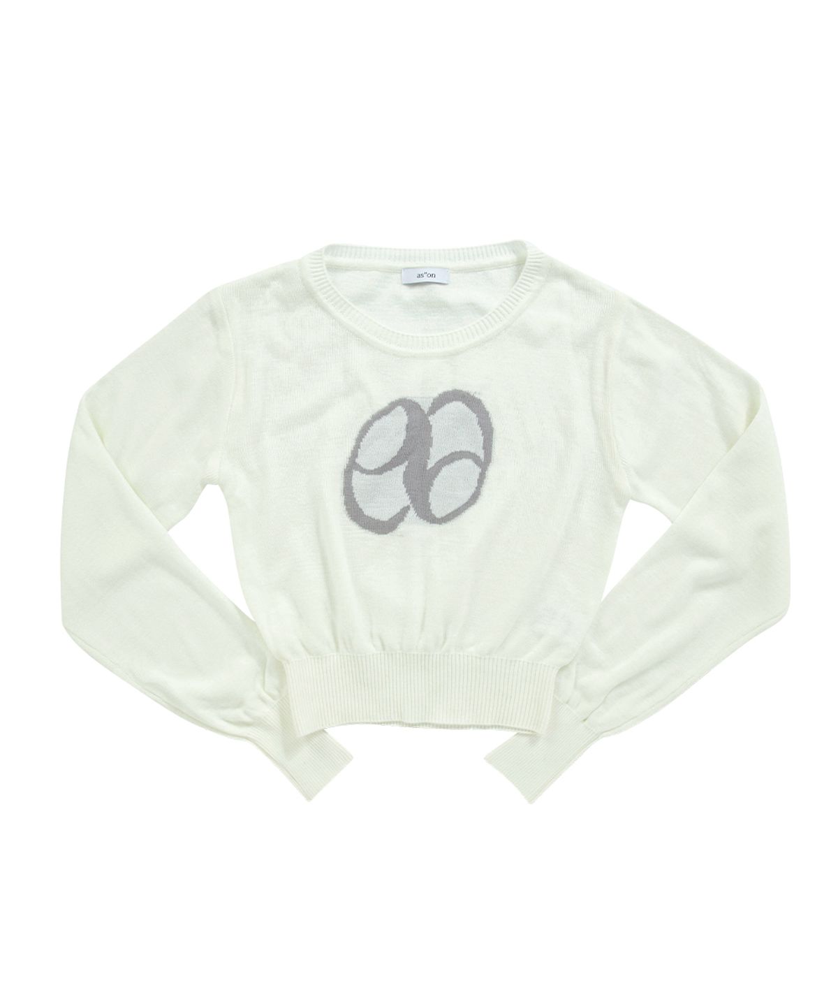 애즈온(ASON) MOLLY CROP KNIT / IVORY