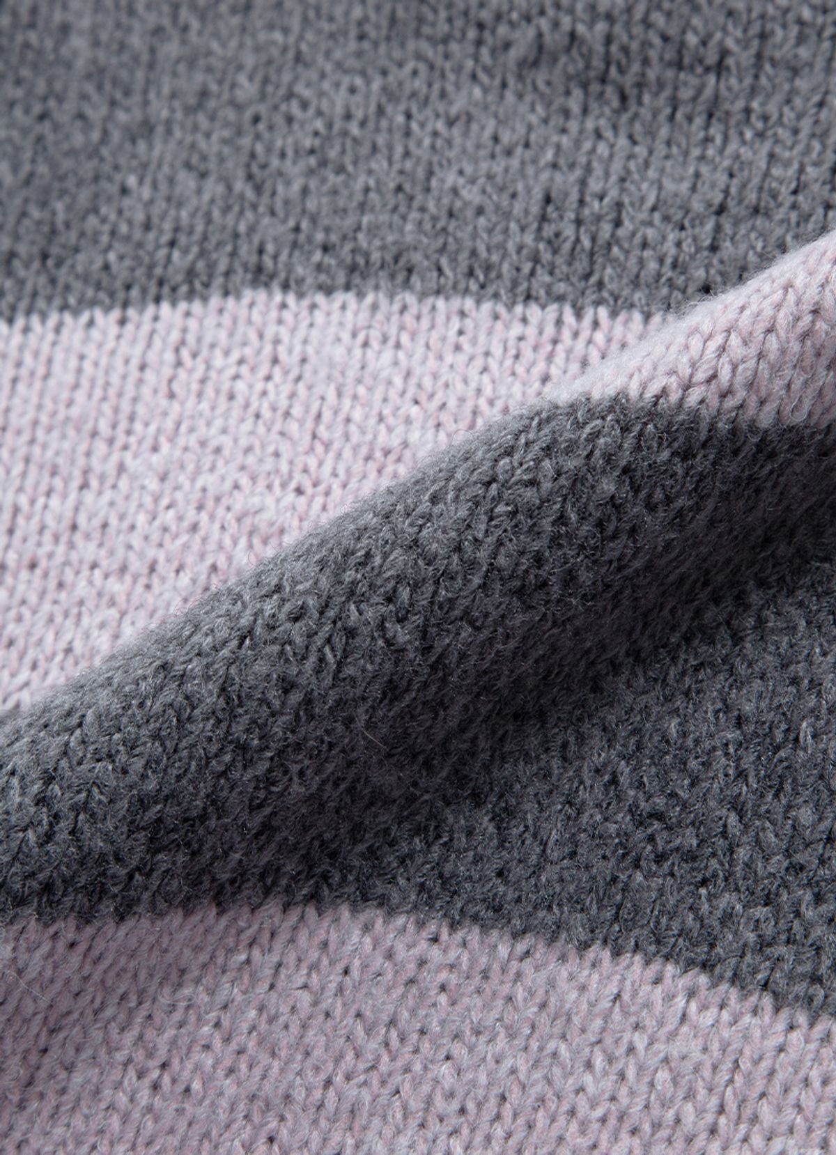 애즈온(ASON) SORI OFF STRIPE KNIT / PINK