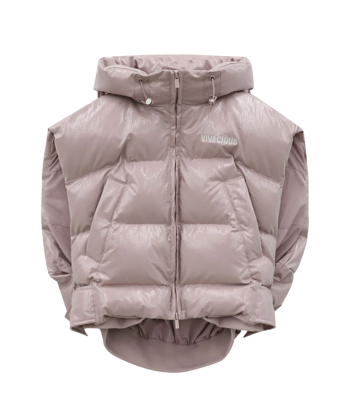 비바셔스(VIVACIOUS) Rose Gloss Vest BLACK