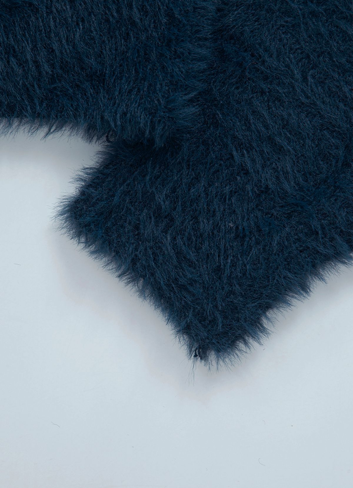 애즈온(ASON) NIA HAIRY CARDIGAN / BLUE-GREEN