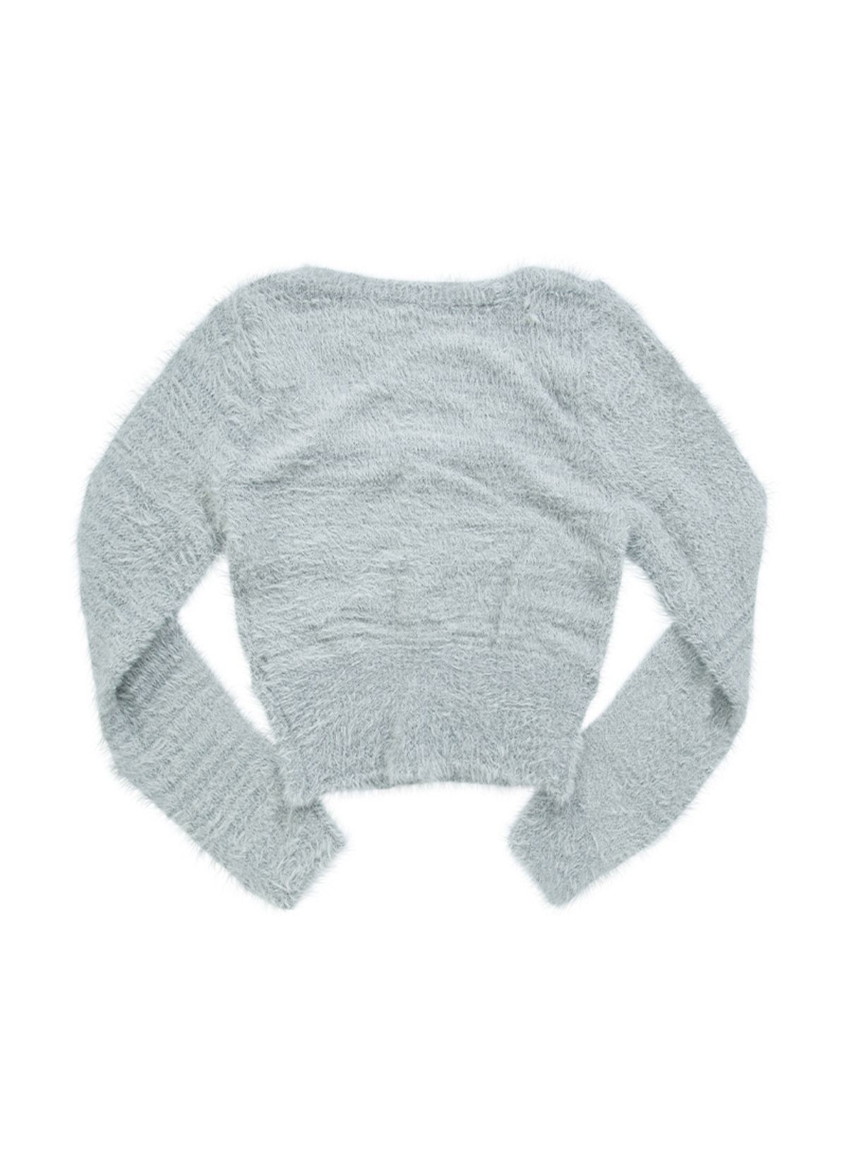 애즈온(ASON) NIA HAIRY CARDIGAN / GRAY