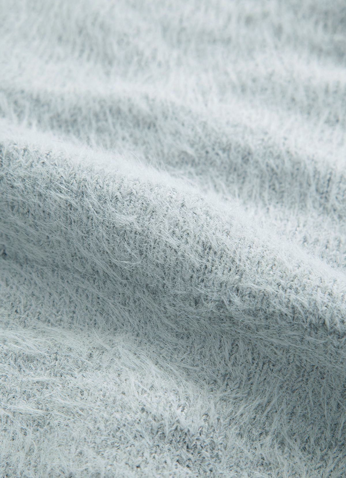 애즈온(ASON) NIA HAIRY CARDIGAN / GRAY