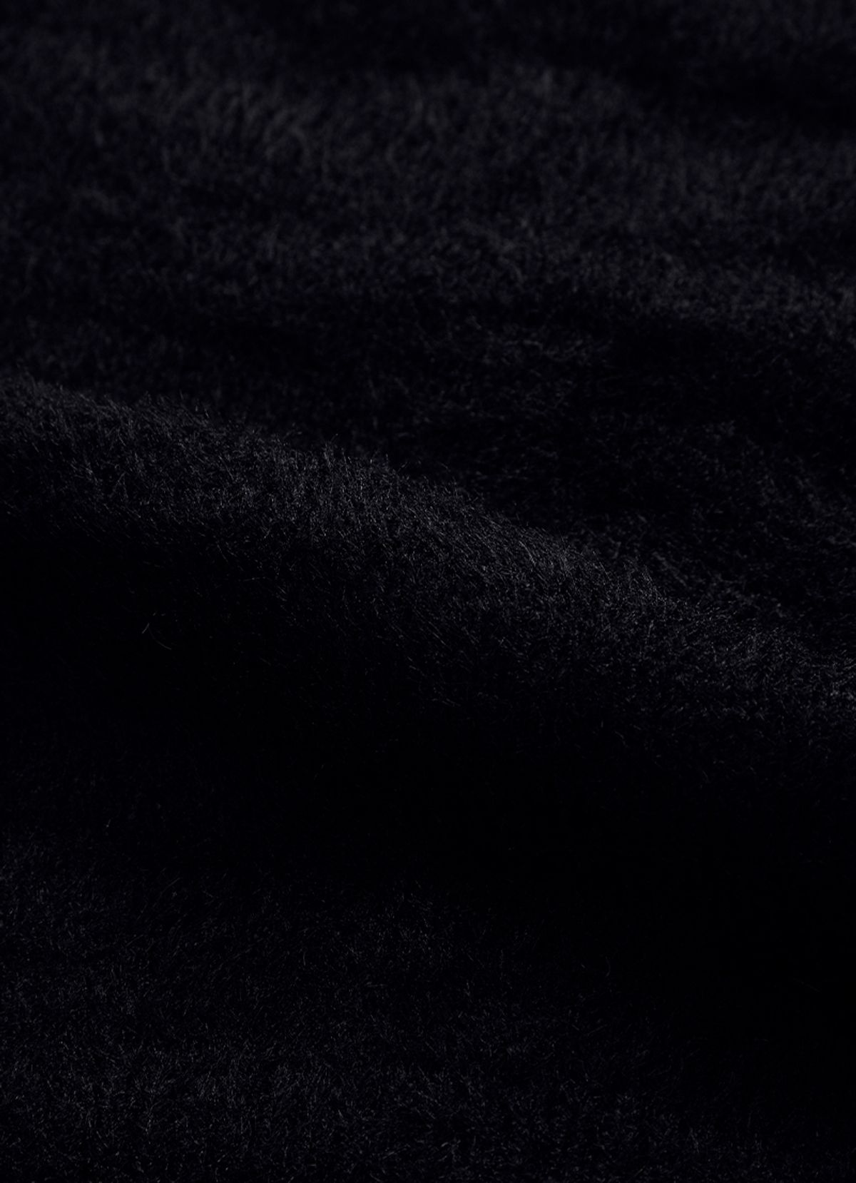 애즈온(ASON) NIA HAIRY CARDIGAN / BLACK