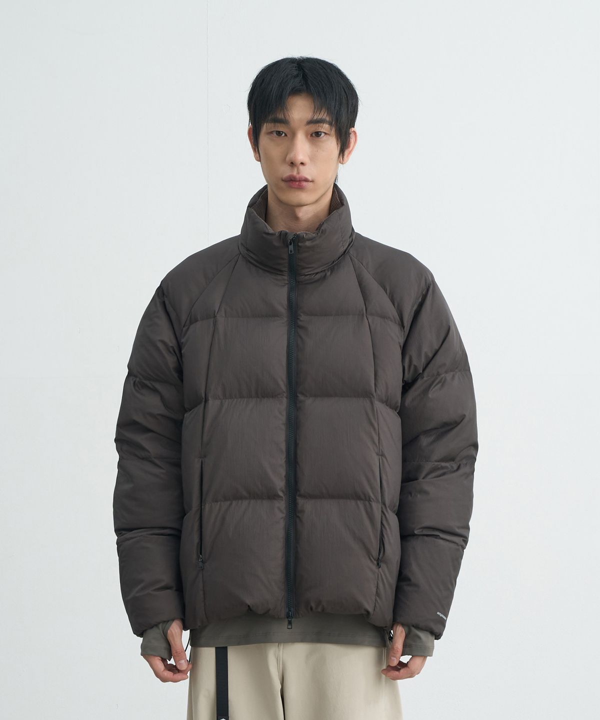 고요웨어(GOYOWEAR) 스너글 구스 다운 자켓 (에스프레소)