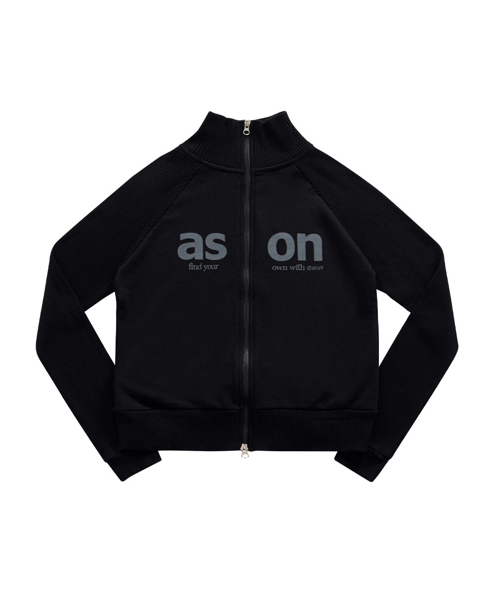 ason  SALT ZIP-UP / WHITE ジップアップトップス ason SALT ZIP-UP / WHITE ジップアップトップス 【公式通販】