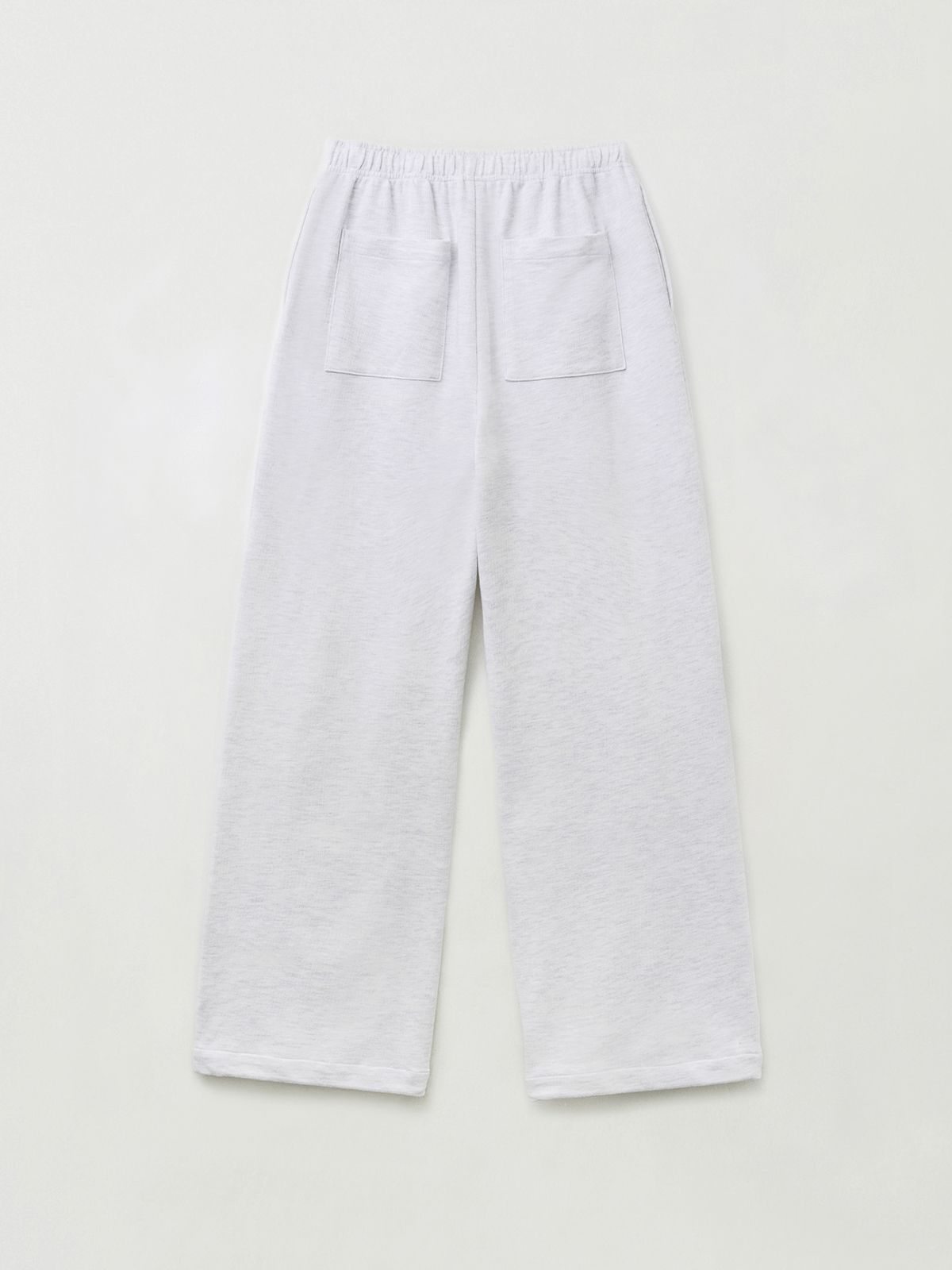 안토메(ANTOME) 릴렉스 립드 스웻팬츠 (라이트 멜란지 그레이)