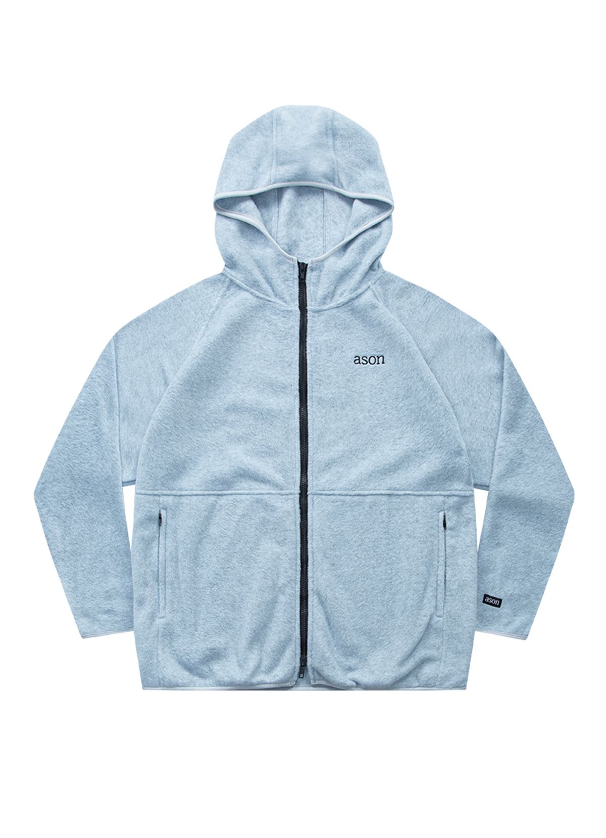 애즈온(ASON) FLEECE ZIP-UP / LIGHT-BLUE