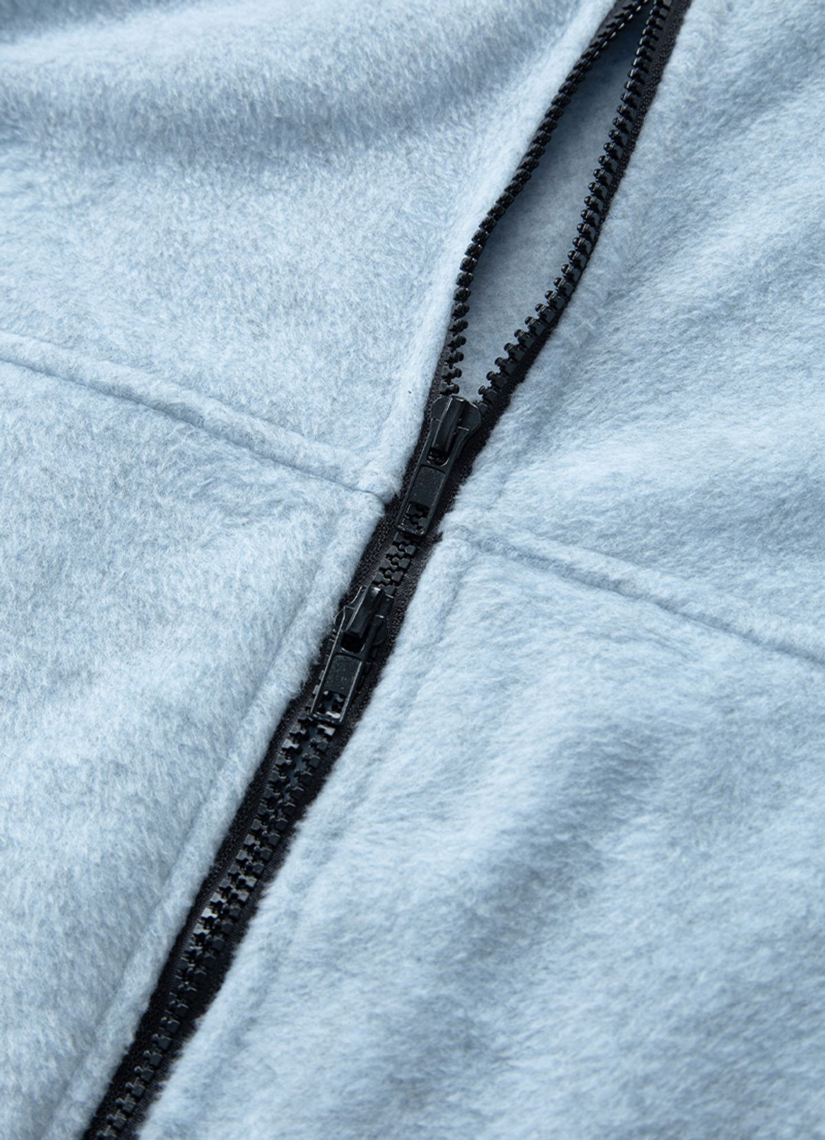 애즈온(ASON) FLEECE ZIP-UP / LIGHT-BLUE