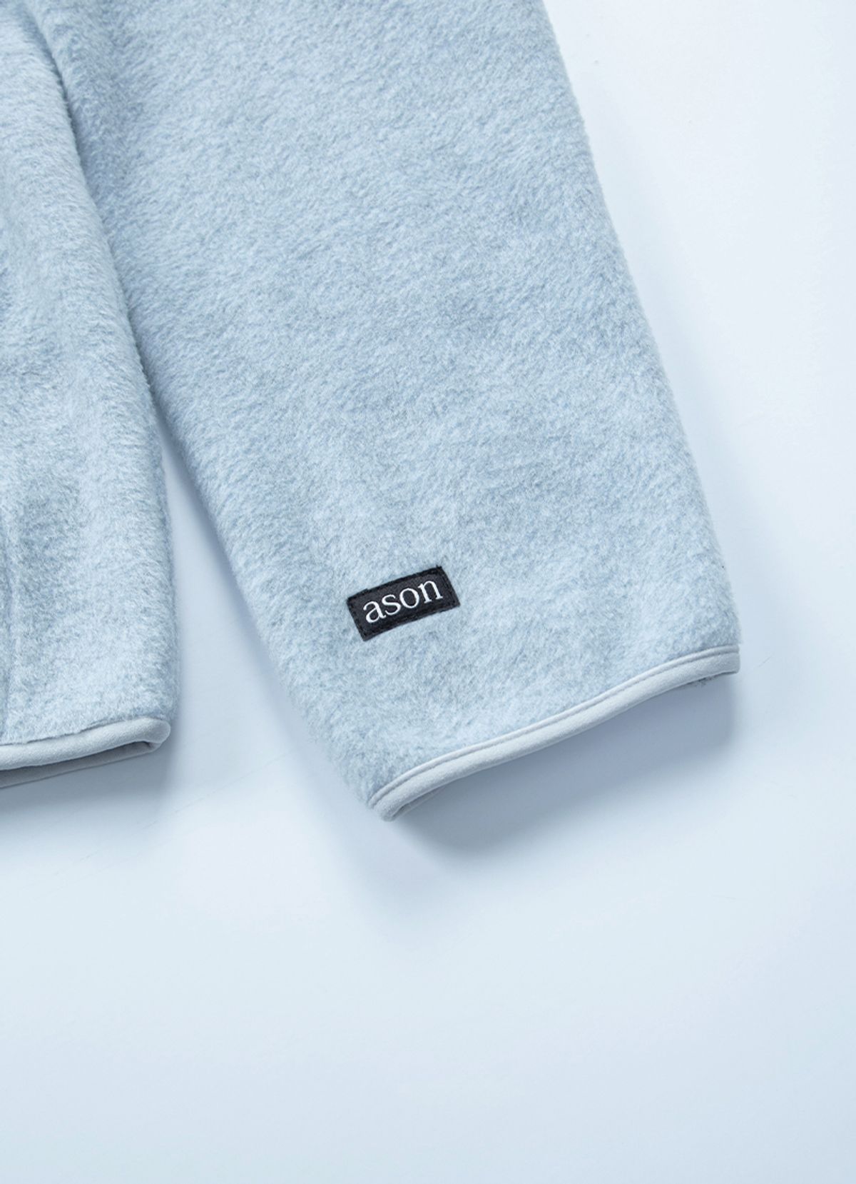 애즈온(ASON) FLEECE ZIP-UP / LIGHT-BLUE