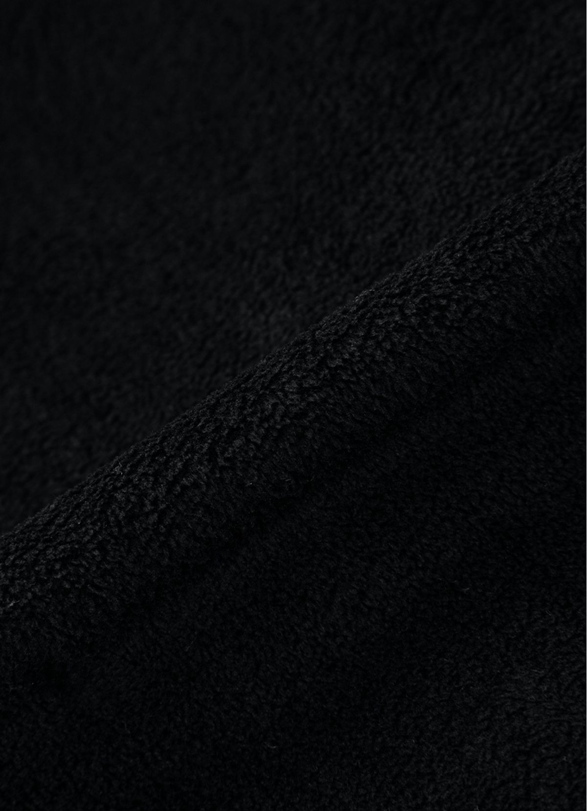 애즈온(ASON) FLEECE ZIP-UP / BLACK
