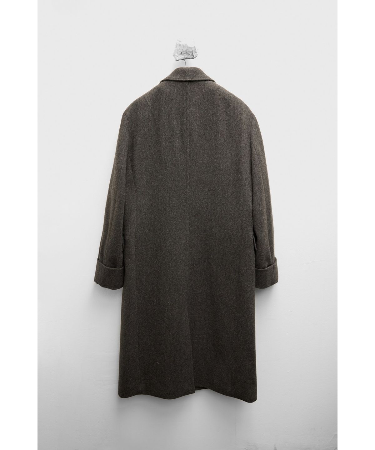 유스(YOUTH) Detachable Shawl Collar Coat - Brown