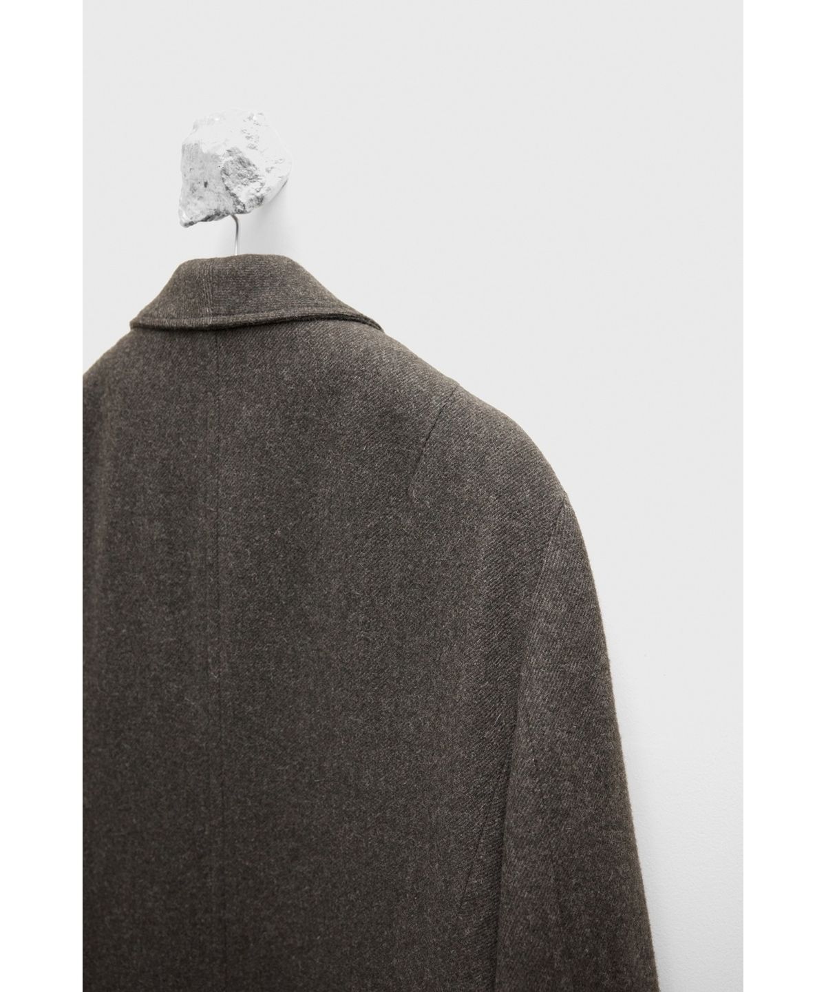유스(YOUTH) Detachable Shawl Collar Coat - Brown