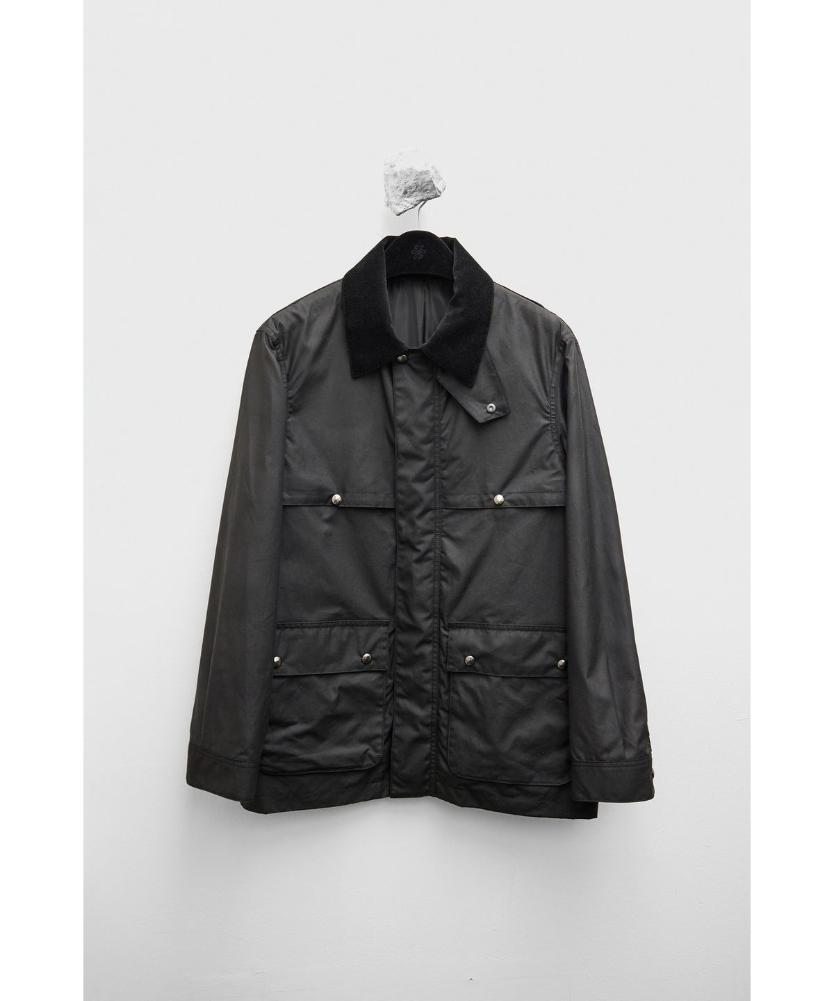 유스(YOUTH) Wax Coated Hunting Jacket - Black