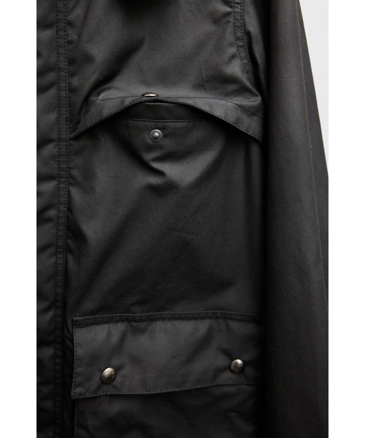 유스(YOUTH) Wax Coated Hunting Jacket - Black