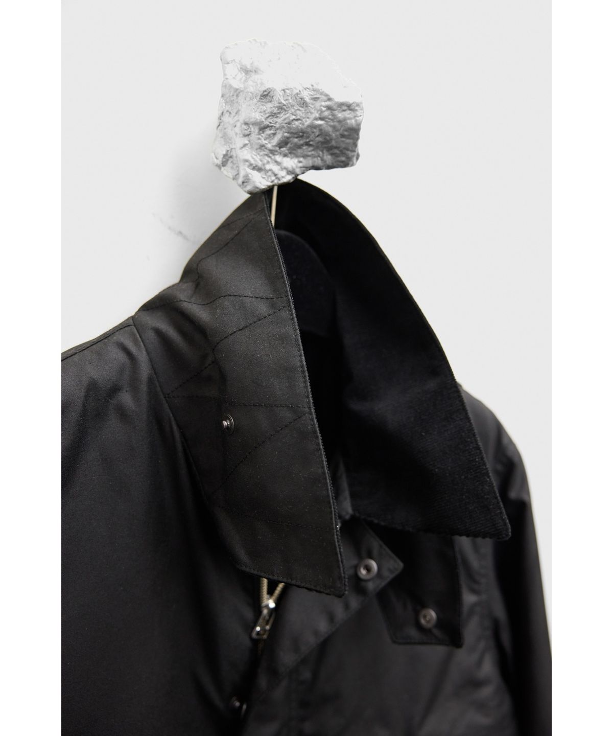 유스(YOUTH) Wax Coated Hunting Jacket - Black