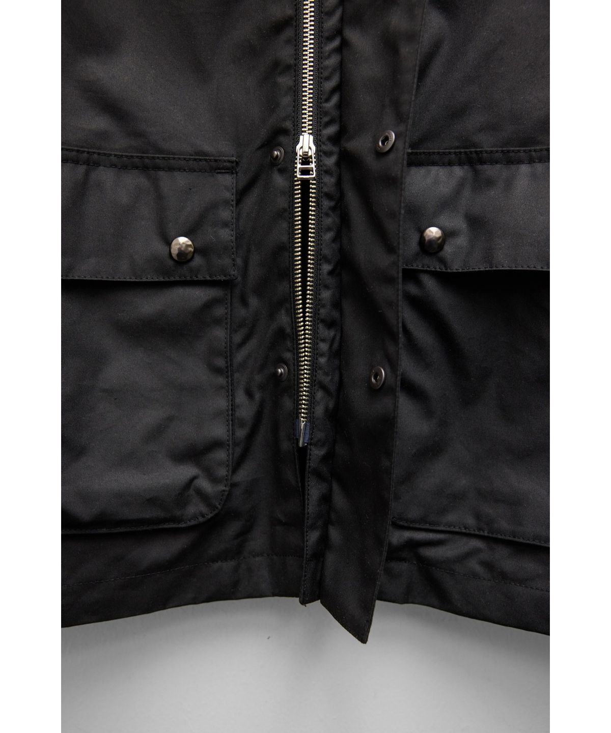 유스(YOUTH) Wax Coated Hunting Jacket - Black