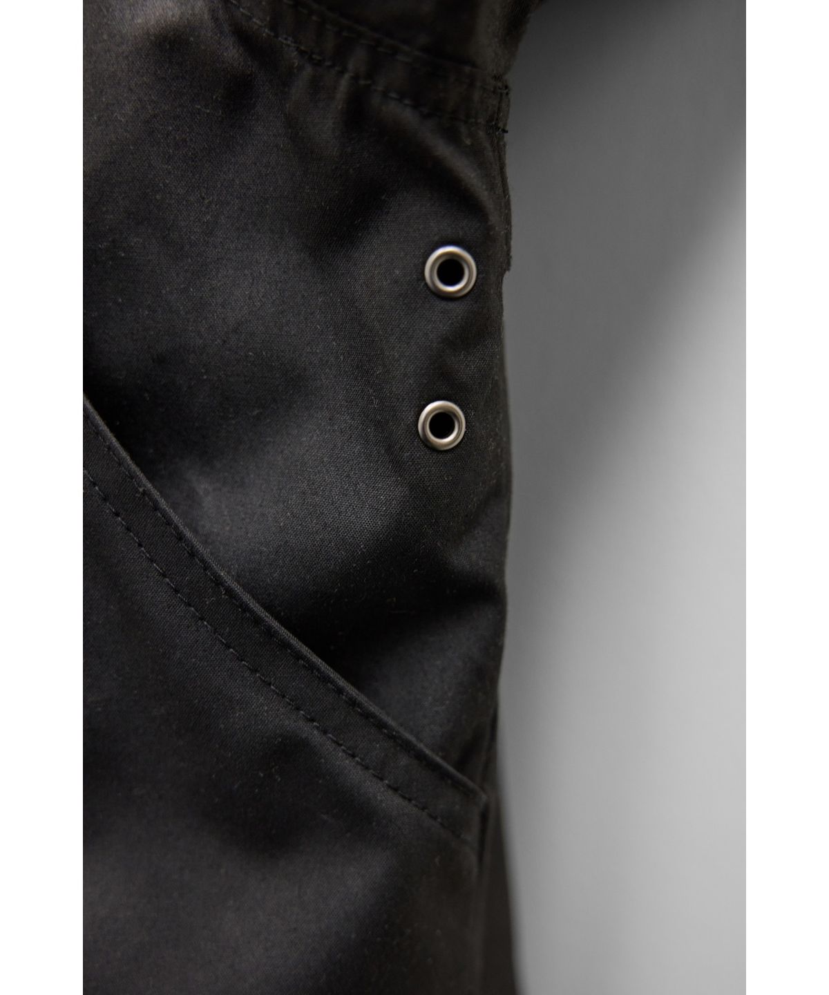 유스(YOUTH) Wax Coated Hunting Jacket - Black