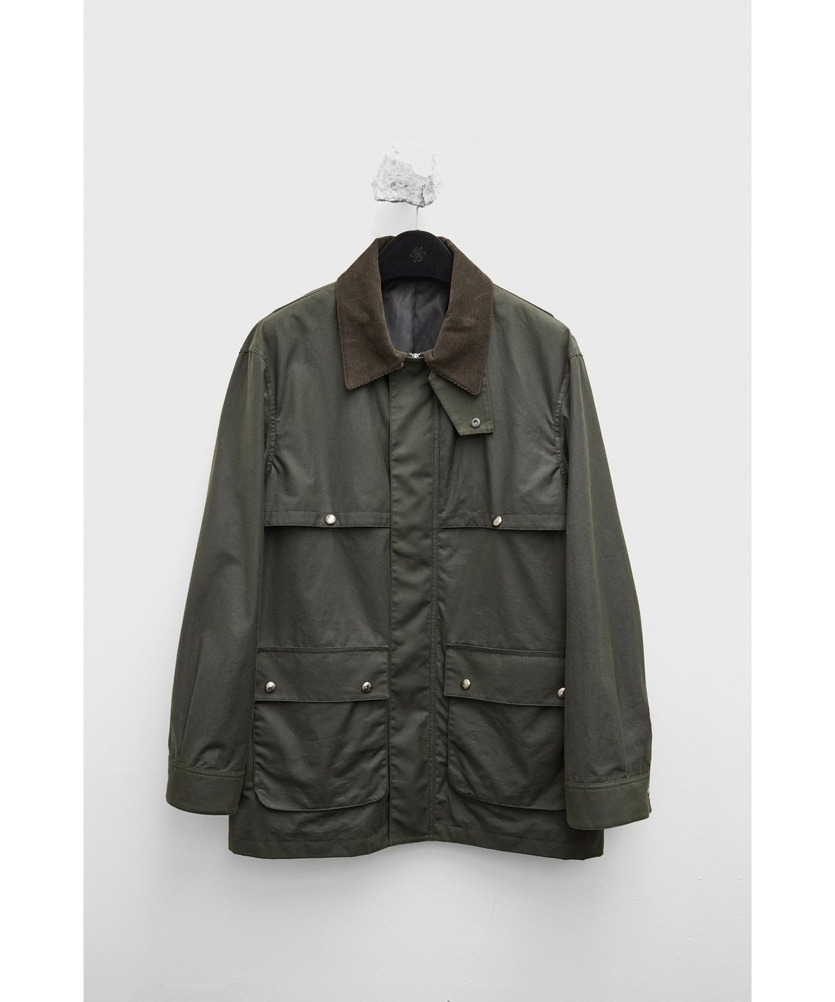 유스(YOUTH) Wax Coated Hunting Jacket - Dark Green