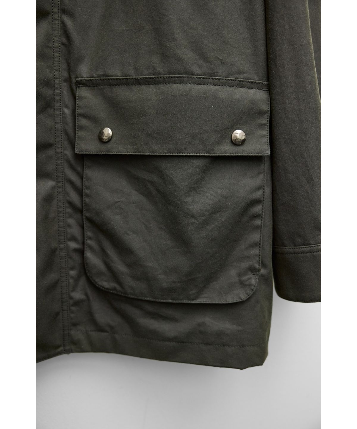 유스(YOUTH) Wax Coated Hunting Jacket - Dark Green