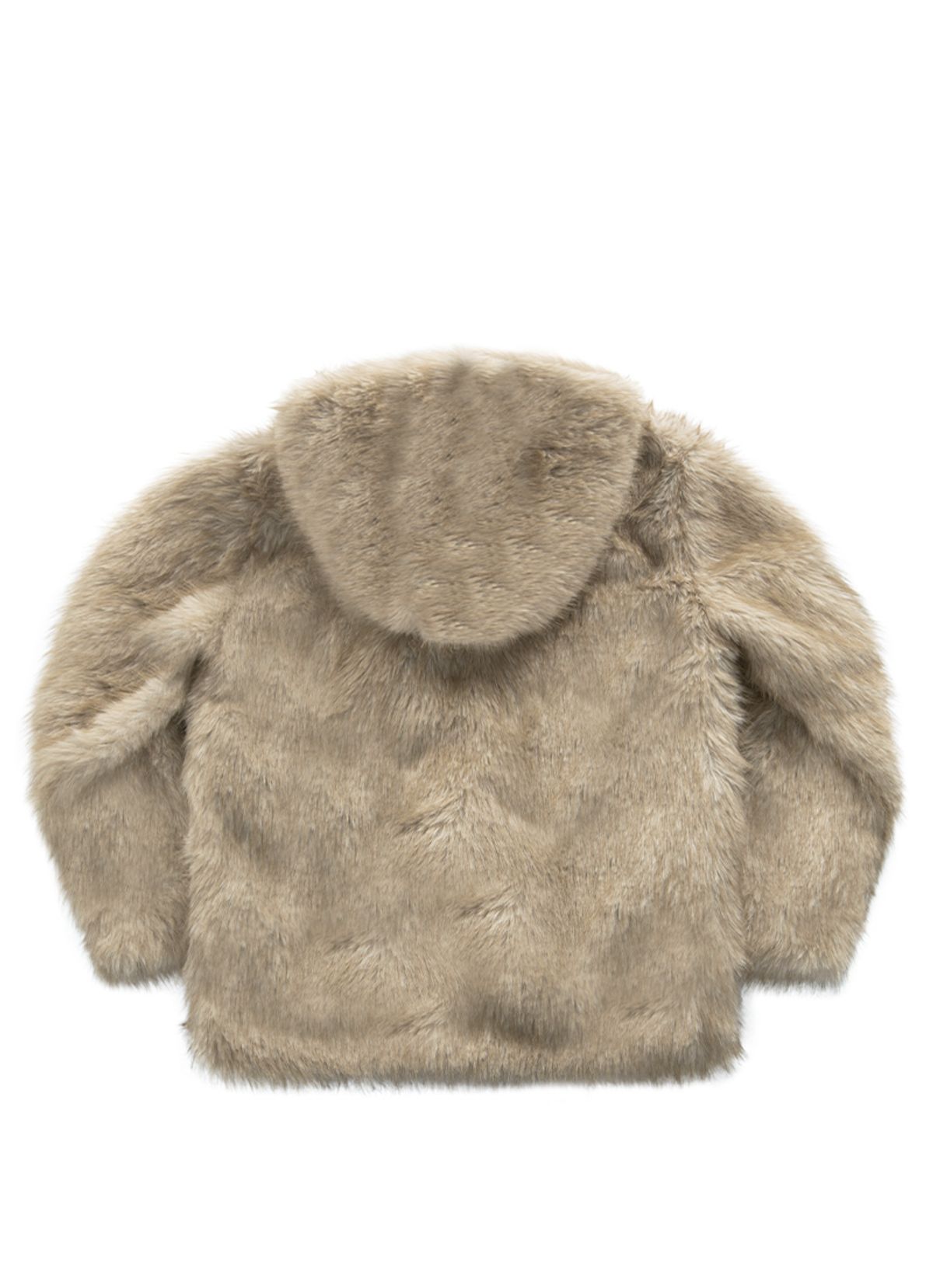 애즈온(ASON) KOA HOOD FUR JACKET / BEIGE