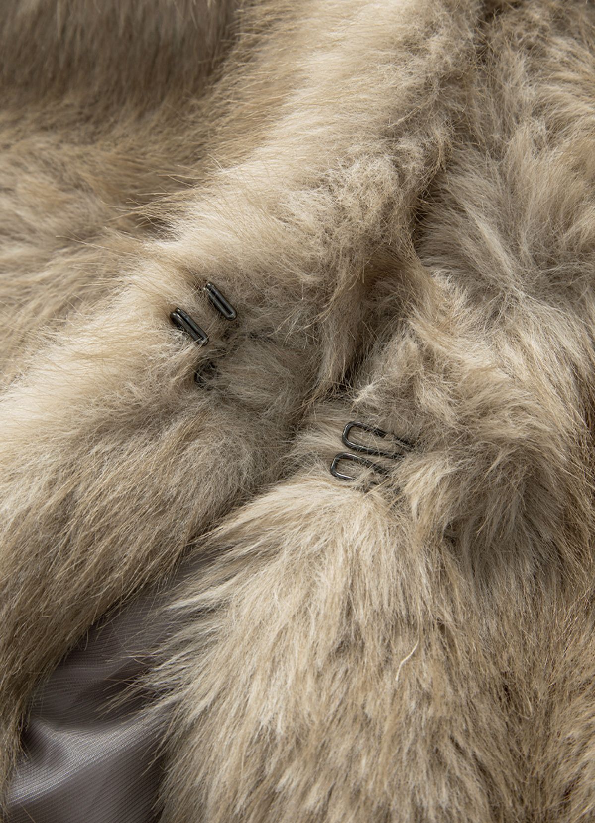 애즈온(ASON) KOA HOOD FUR JACKET / BEIGE