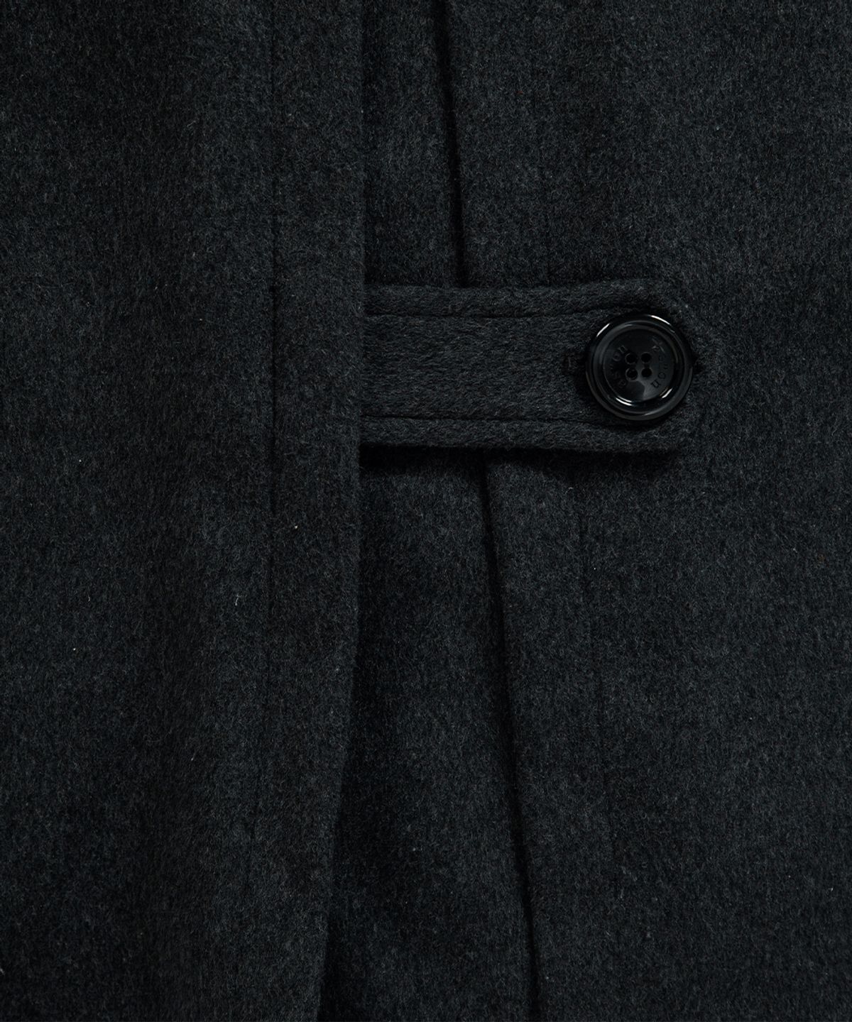 애즈온(ASON) ALLO HOOD LONG COAT / CHARCOAL