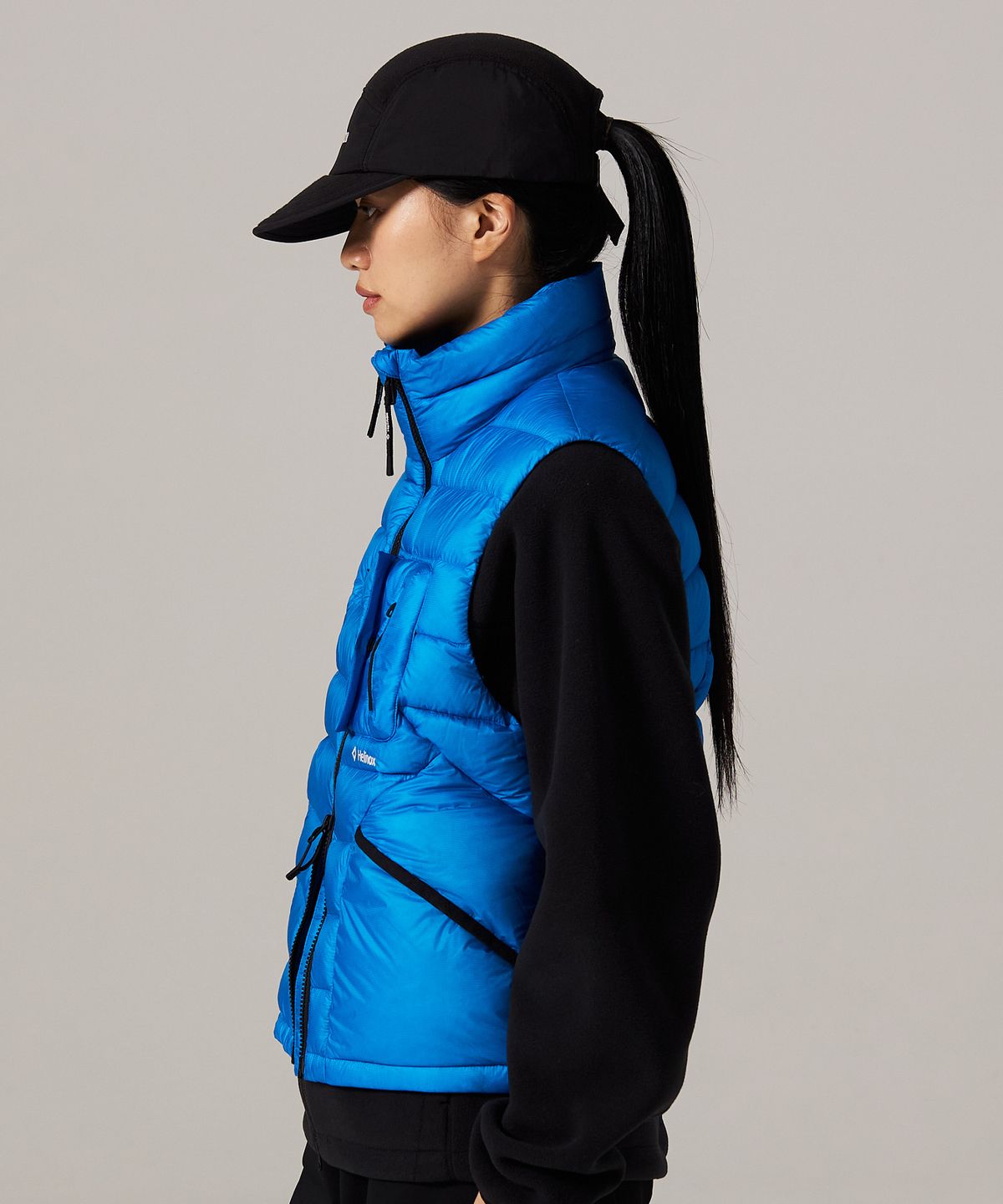 헬리녹스 웨어(HELINOX WEAR) 이클립스 팩 다운 베스트 Cyan Blue