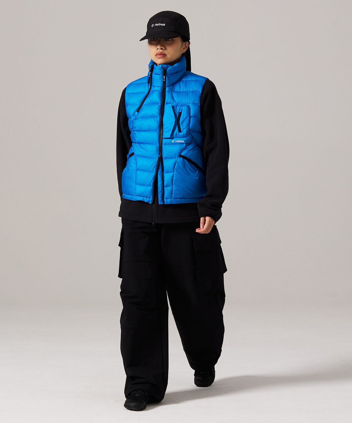 헬리녹스 웨어(HELINOX WEAR) 이클립스 팩 다운 베스트 Cyan Blue