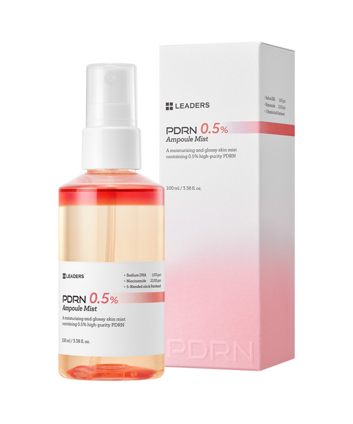 리더스코스메틱(LEADERS COSMETICS) 리더스 PDRN 0.5% 앰플 미스트 100ml