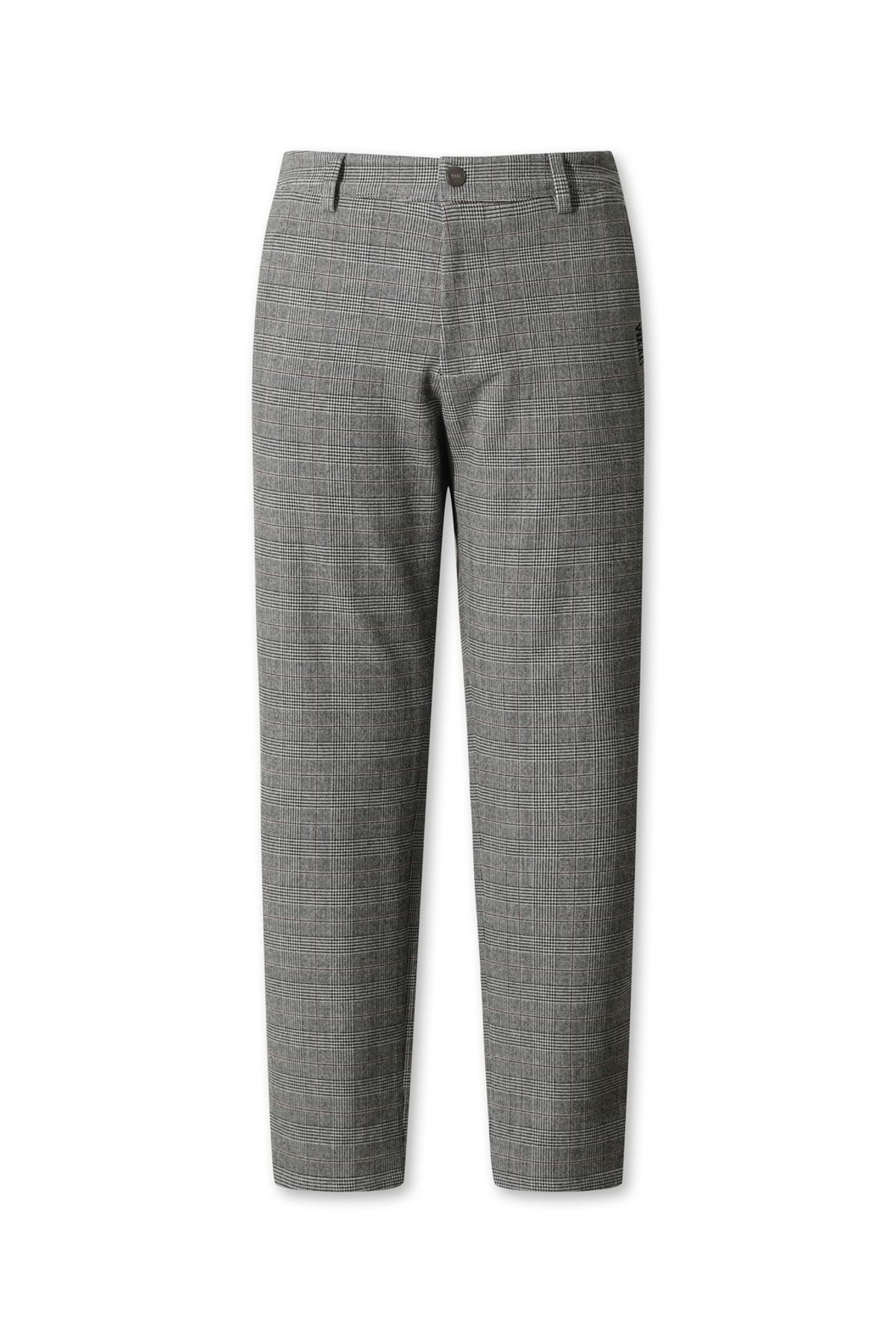 왁(WAAC) Men TR Check Patterned Pants WMPNW25705GYD