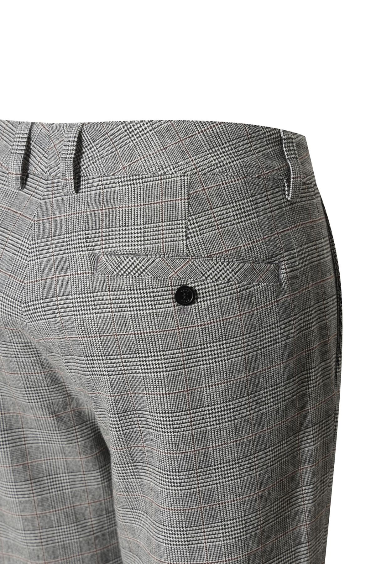 왁(WAAC) Men TR Check Patterned Pants WMPNW25705GYD