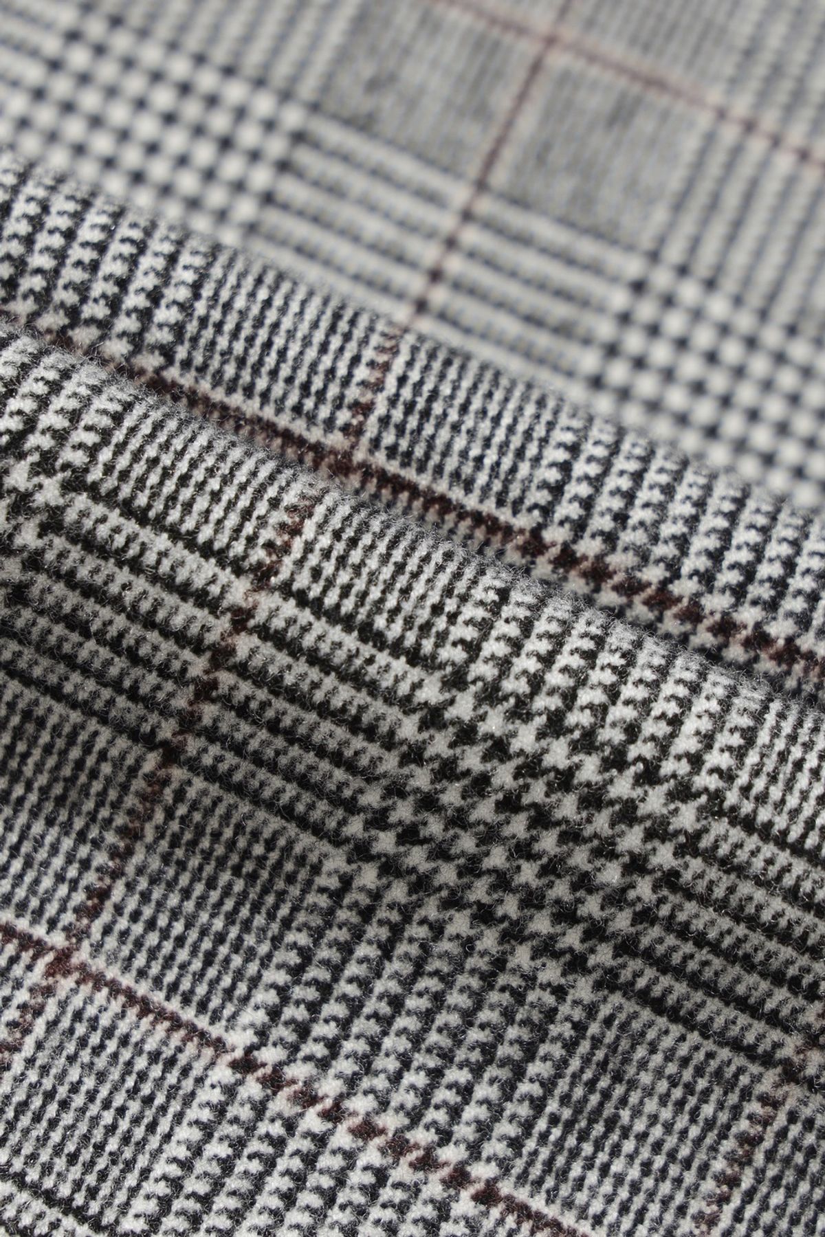 왁(WAAC) Men TR Check Patterned Pants WMPNW25705GYD