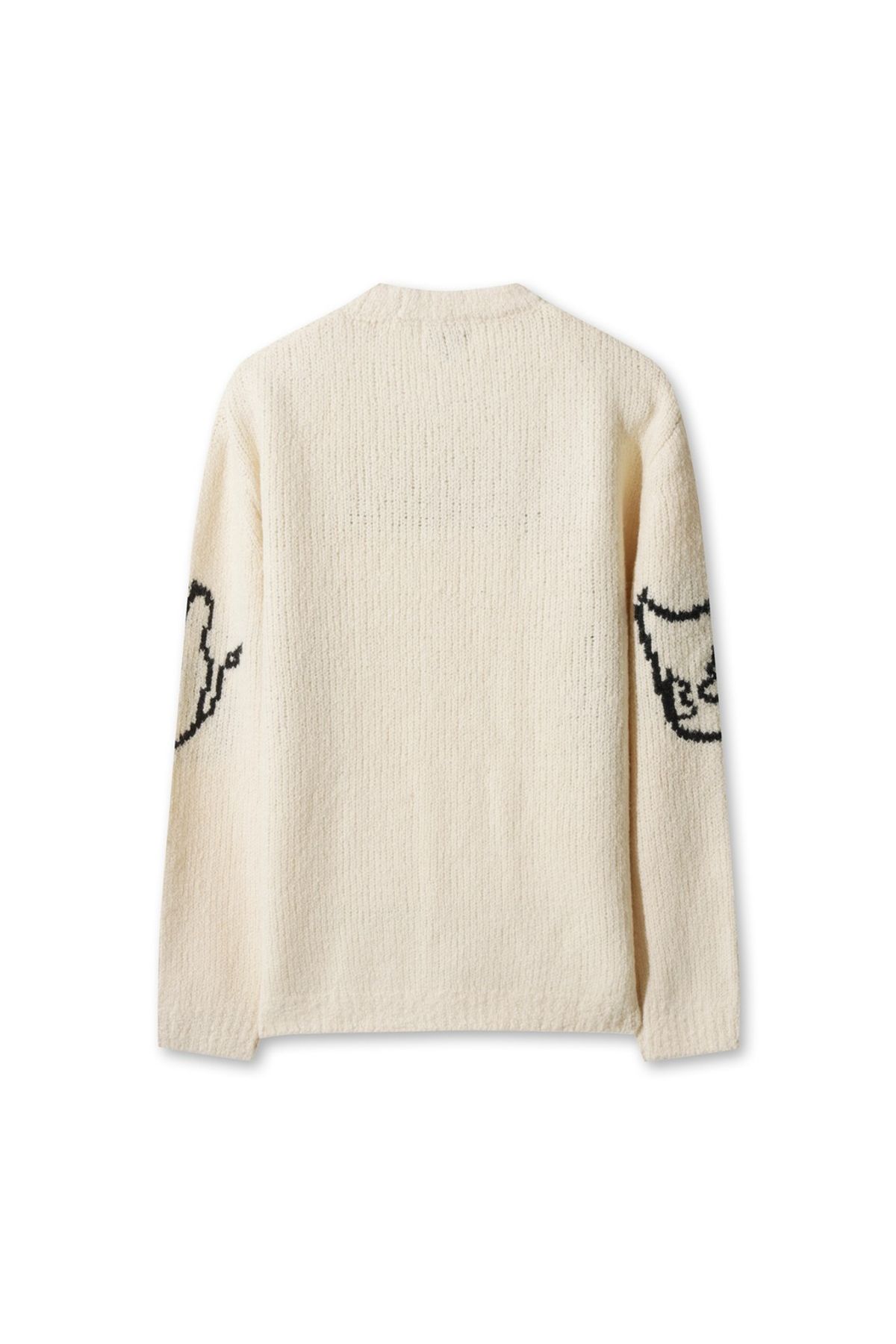 왁(WAAC) Women WAACKY Windproof Low-Gauge Sweater WWWAW25720IVX