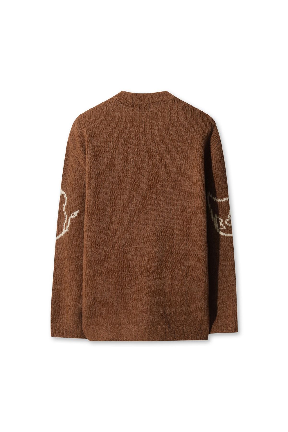 왁(WAAC) Women WAACKY Windproof Low-Gauge Sweater WWWAW25720BRX