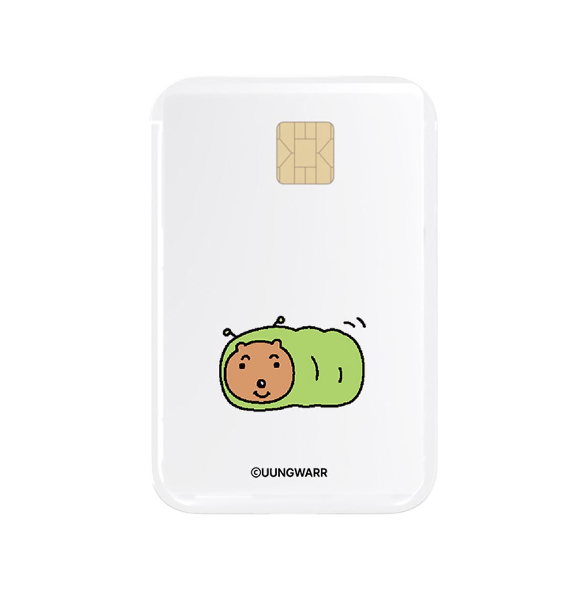 케이스픽스(CASEFIX) 극락쿼카의일상 투명 맥세이프 슬라이드 카드지갑