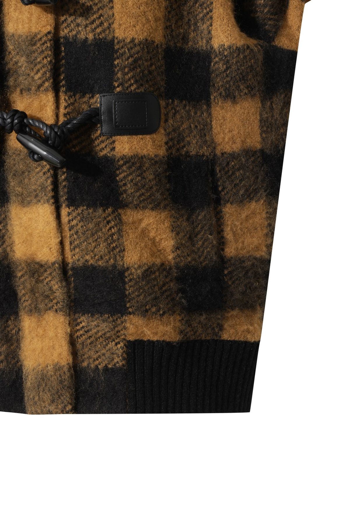 왁(WAAC) Women Tartan Check Knit Blouson Jacket WWWAW25712BRL