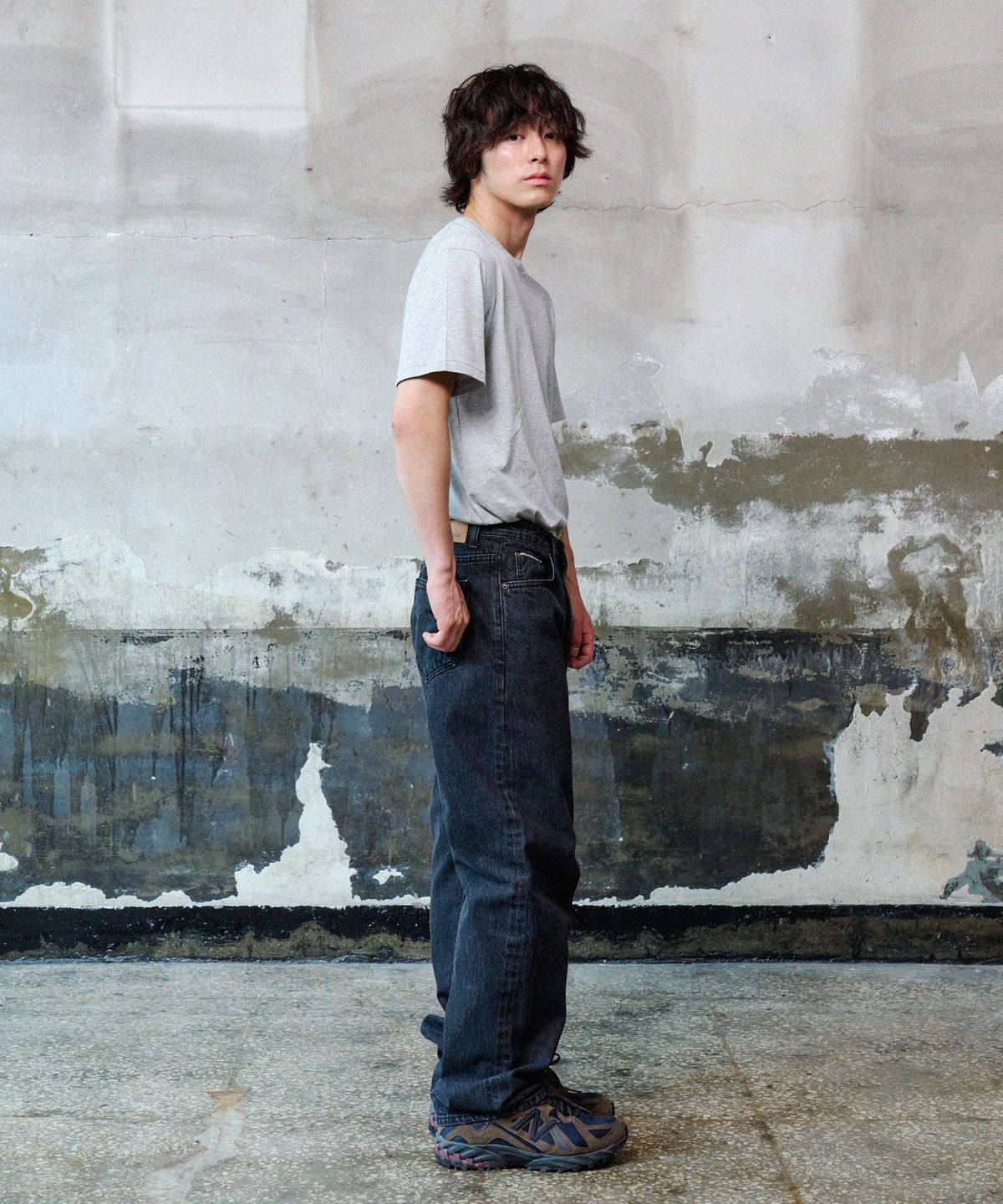 덴메이드(DENMADE) DEN1051 Selvedge Wide Fit (90s Retro Black)