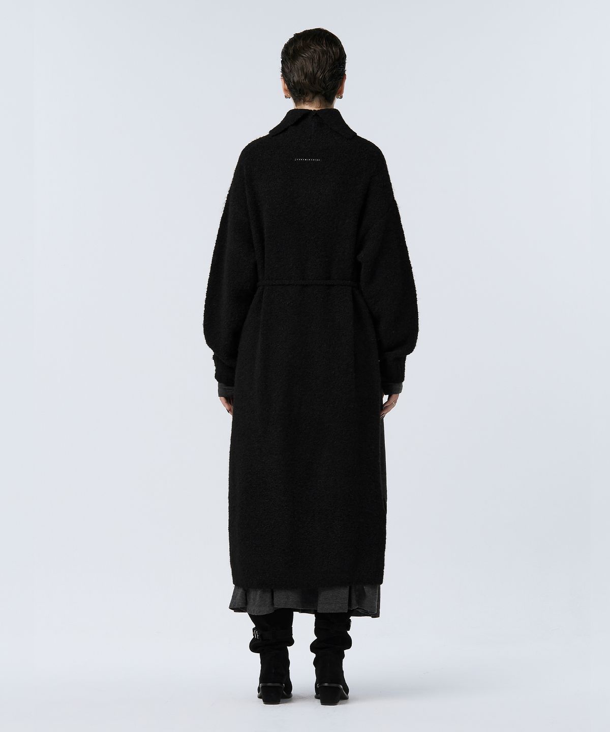 트리밍버드(TREEMINGBIRD) Turtleneck Knit One-piece [ Black ]