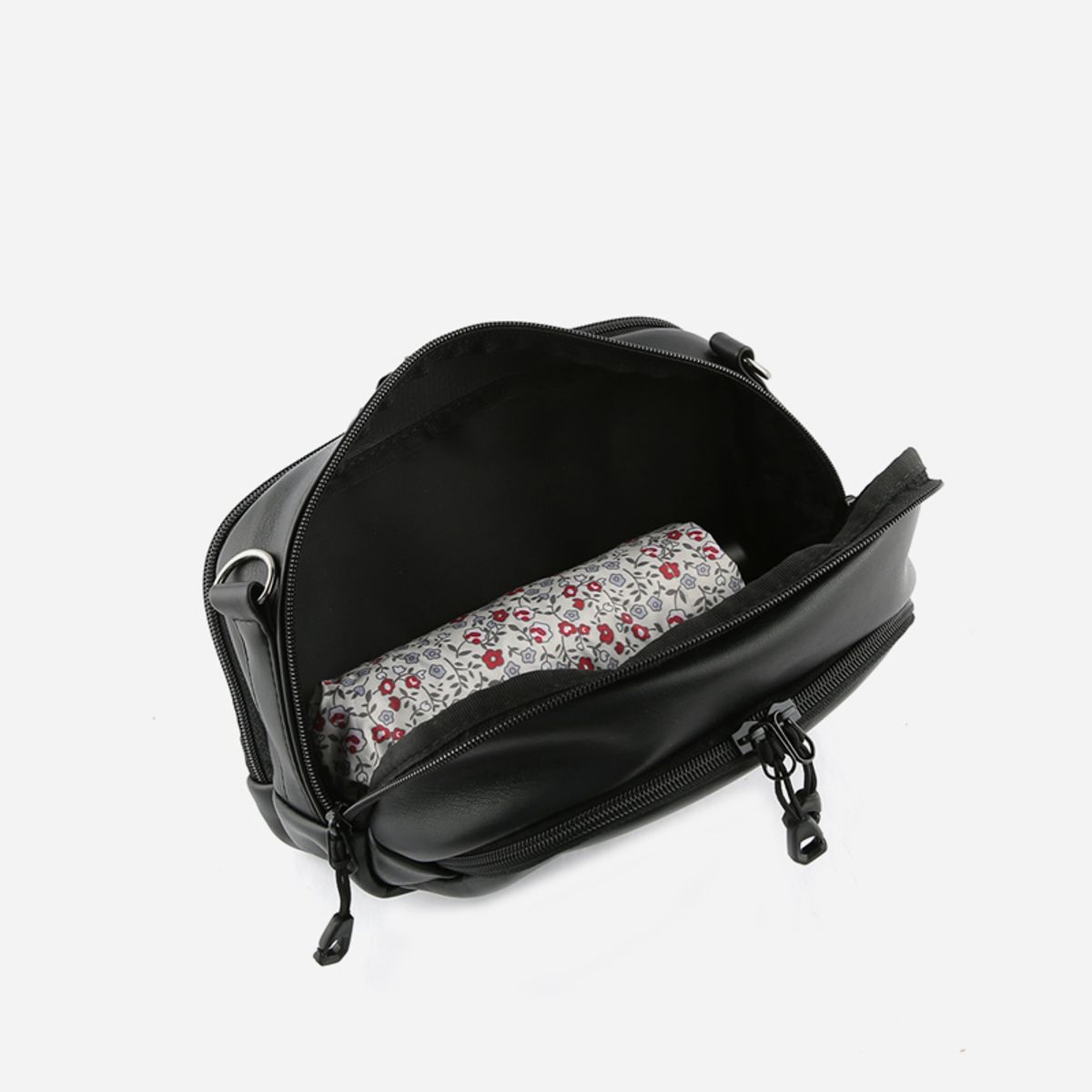 론네바이론(LONNEBYRON) 도난방지 야키백 더블랙 레더 / Yaki bag the BLACK Leather 남여공용 포켓 여행가방