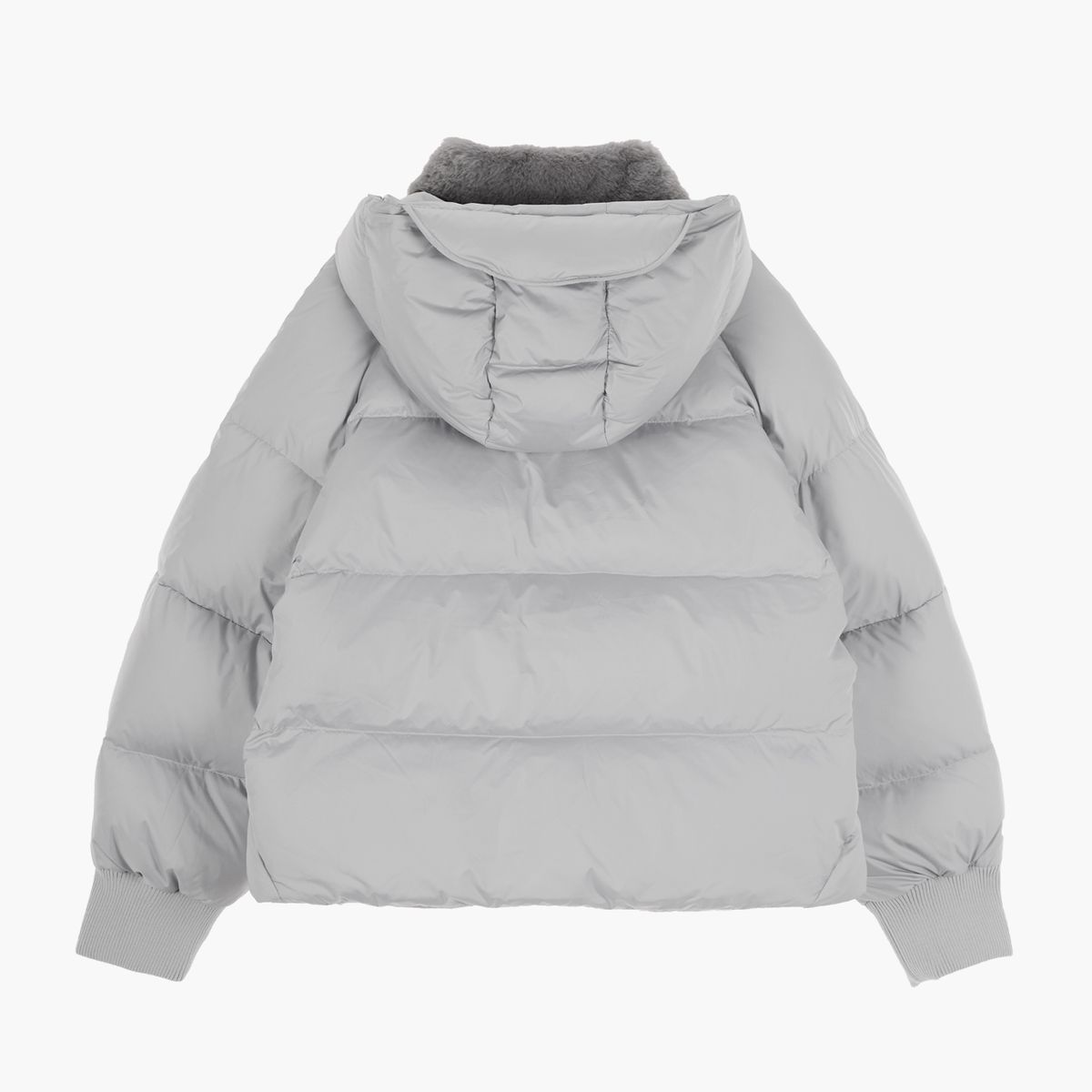 데바스테(DEVASTEE) 후디 다운 패딩 LIGHT GREY (S5FWPD004)