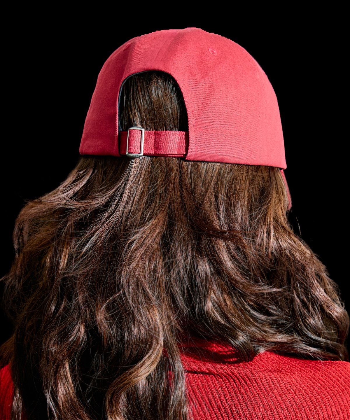 레큘리(RECULER) Signature logo ball cap Red