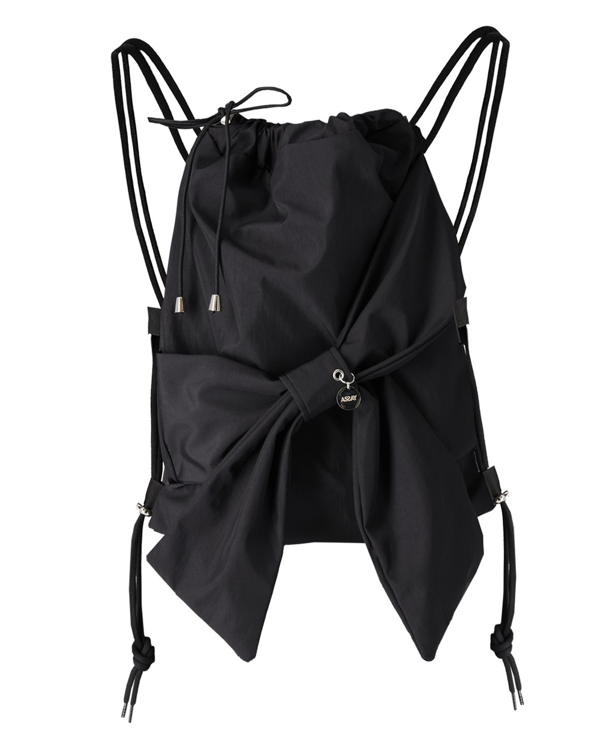 아쎄이(ASSAY) Ribbon 2way bag _ Nylon black
