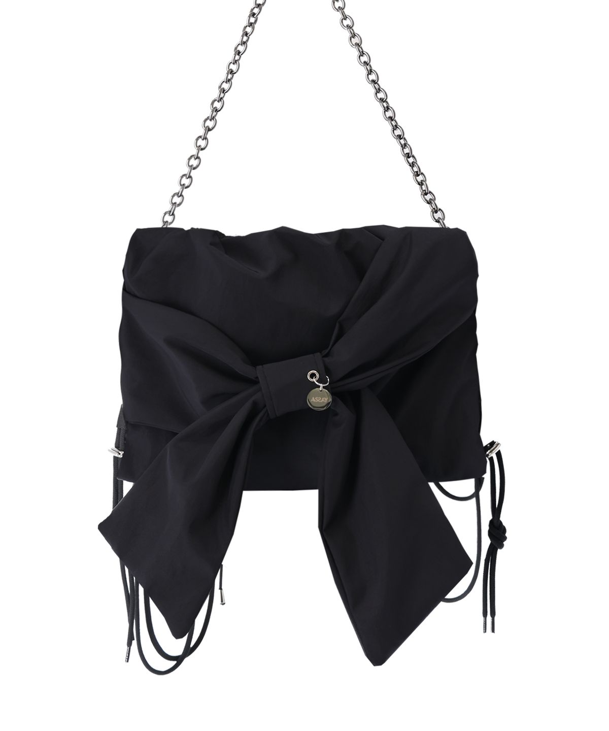 아쎄이(ASSAY) Ribbon 2way bag _ Nylon black