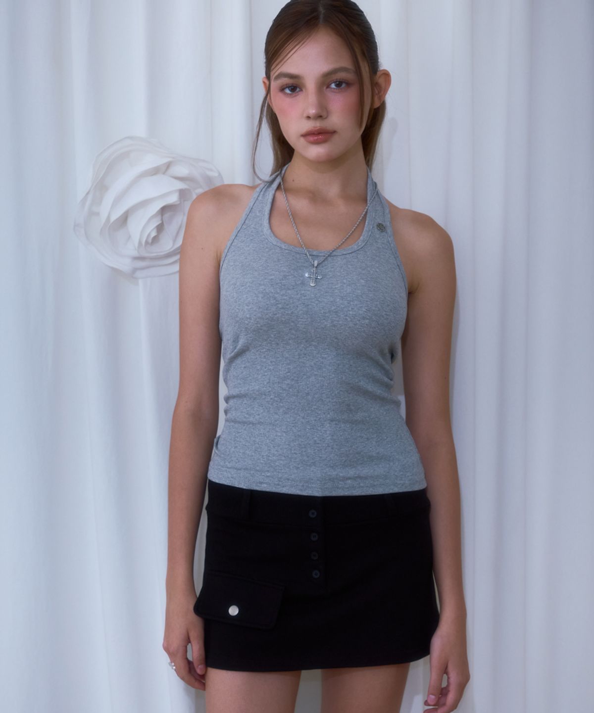 로제프란츠(ROSEFRANTZ) Pocket Mini Skirt [Black]