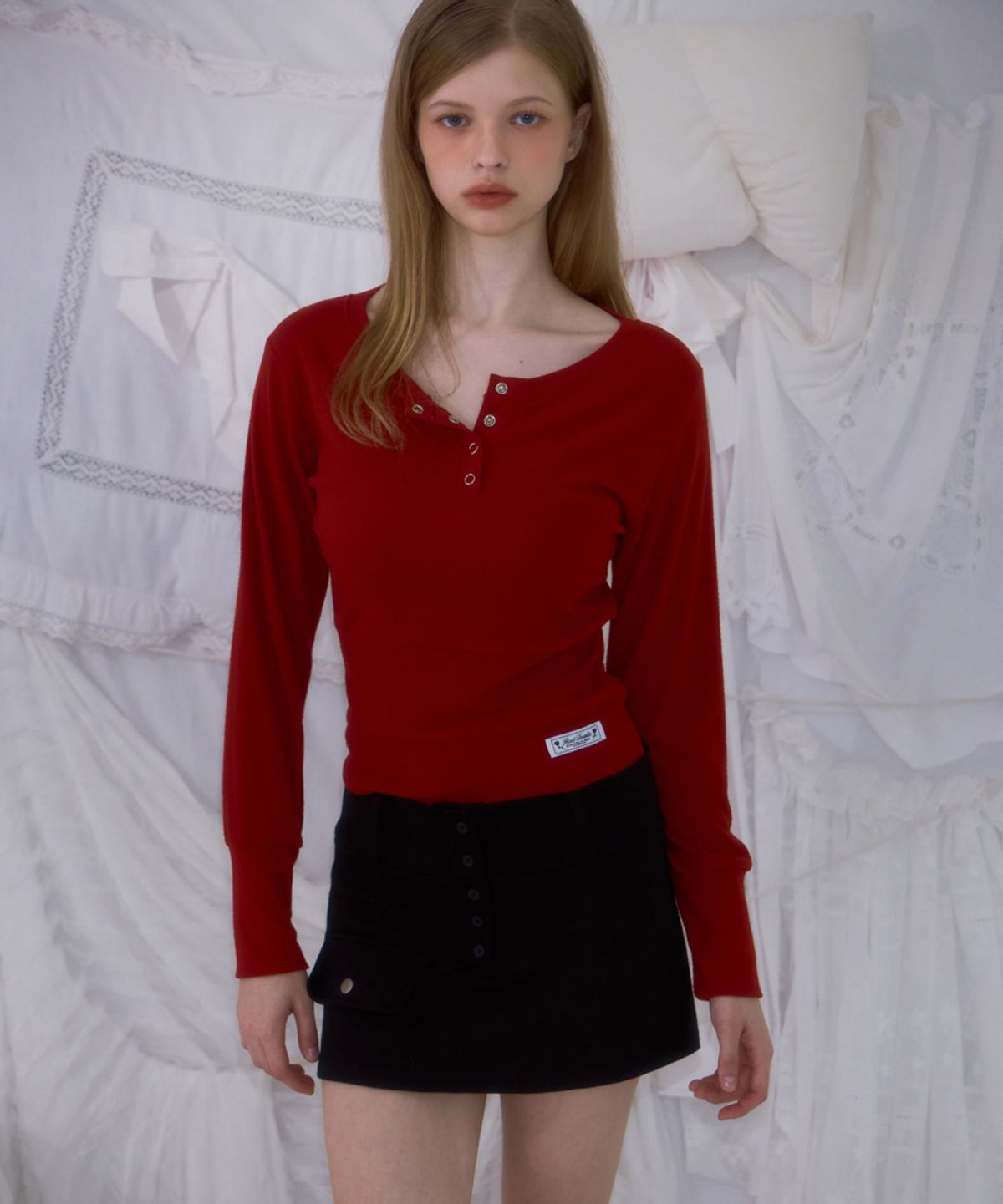 로제프란츠(ROSEFRANTZ) Pocket Mini Skirt [Black]