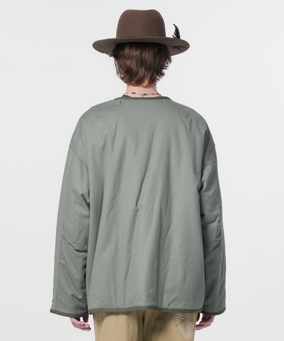 홍우성(HONGWOOSUNG) Reinforced Liner jacket_Olive&Beige
