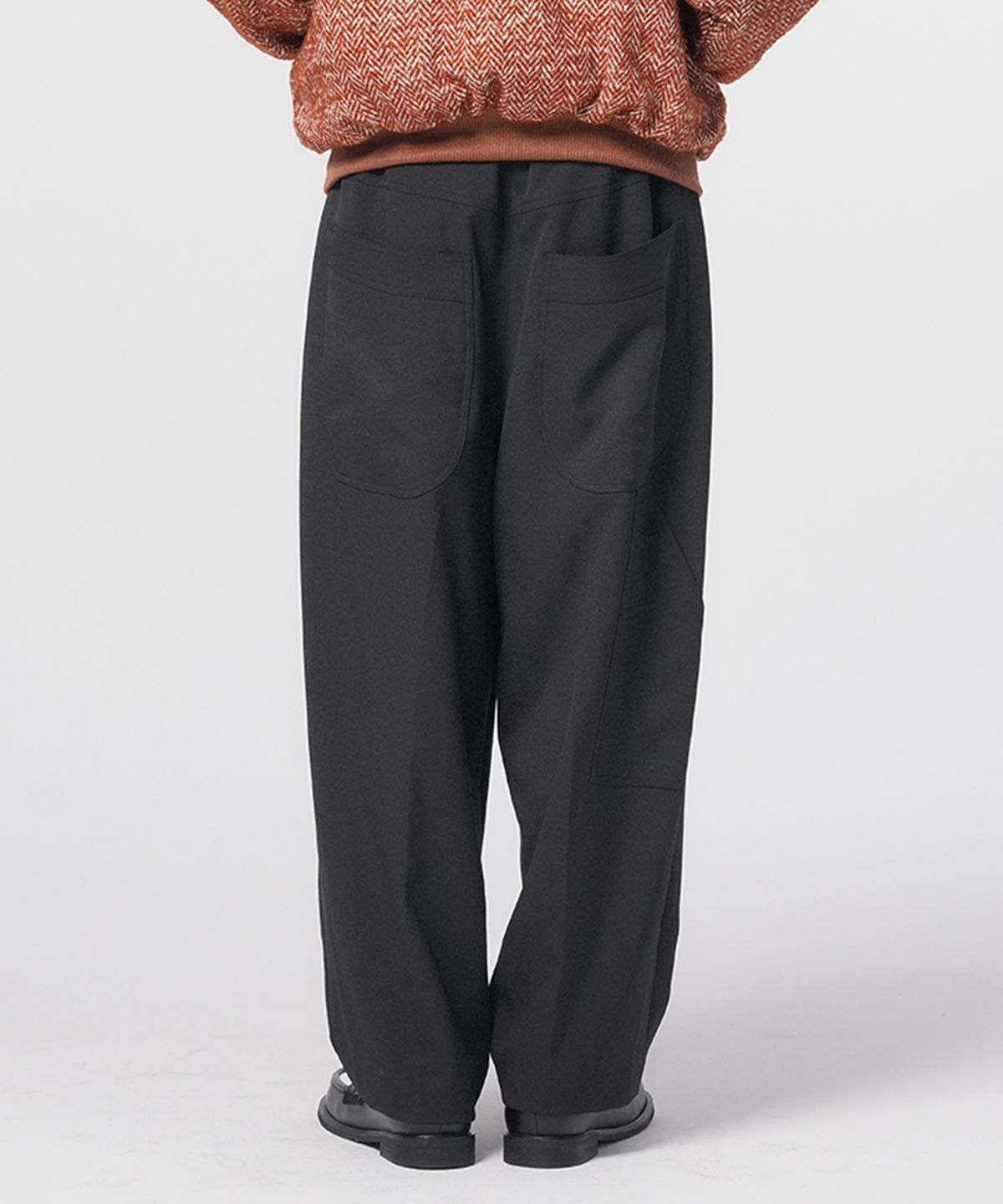 홍우성(HONGWOOSUNG) Toolback Wide Trousers_Black