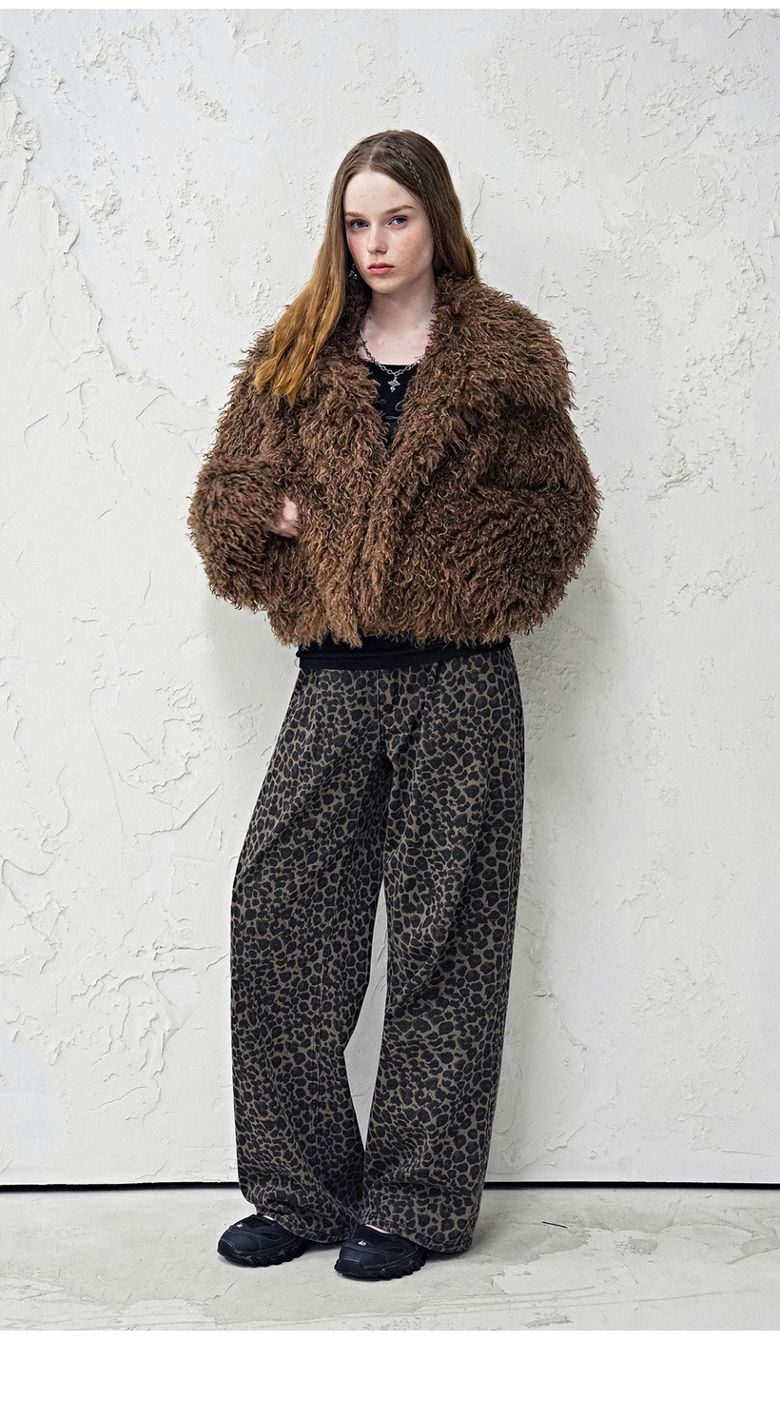 MUSINSA | AVANDRESS Wild Fluff Jacket BLACK