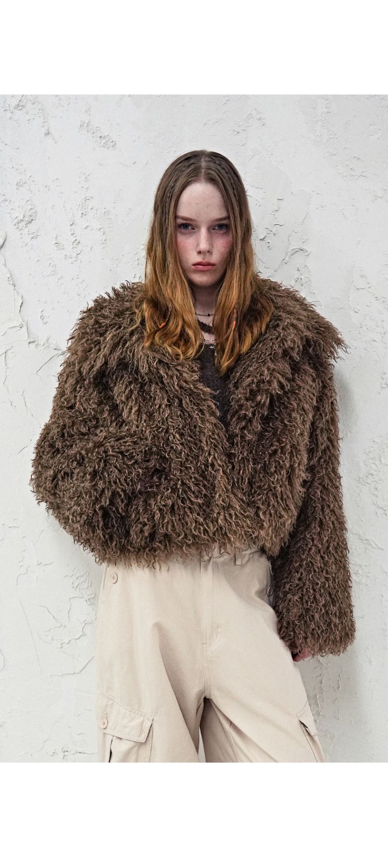 MUSINSA | AVANDRESS Wild Fluff Jacket BLACK
