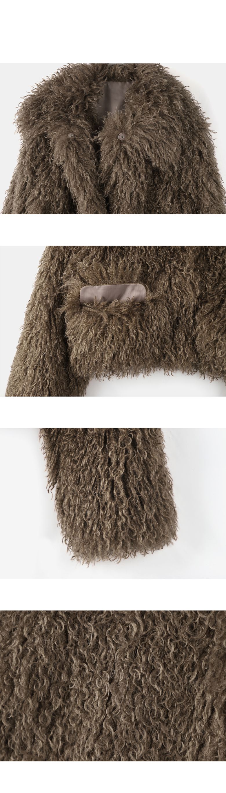 MUSINSA | AVANDRESS Wild Fluff Jacket BLACK